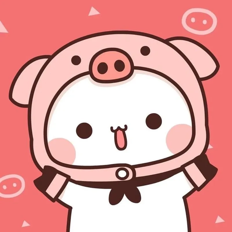 Ảnh heo cute chibi nổi bật trong mọi album hình ảnh