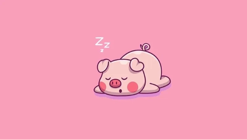 Hình con heo dễ thương chibi khiến ai cũng phải lưu về