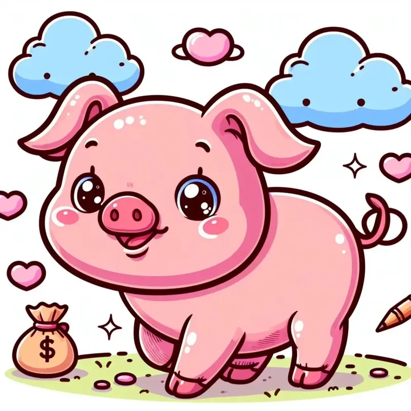 Chibi con lợn nhỏ nhắn siêu đáng yêu khiến ai cũng mê