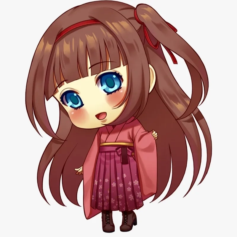 Chất lừ với bộ hình ảnh anime chibi ngầu cực cá tính