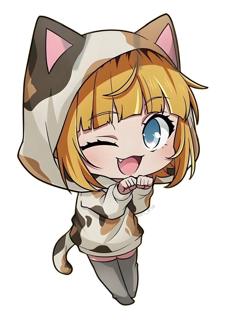 Gợi ý hình anime chibi cute đơn giản mà đẹp tinh tế