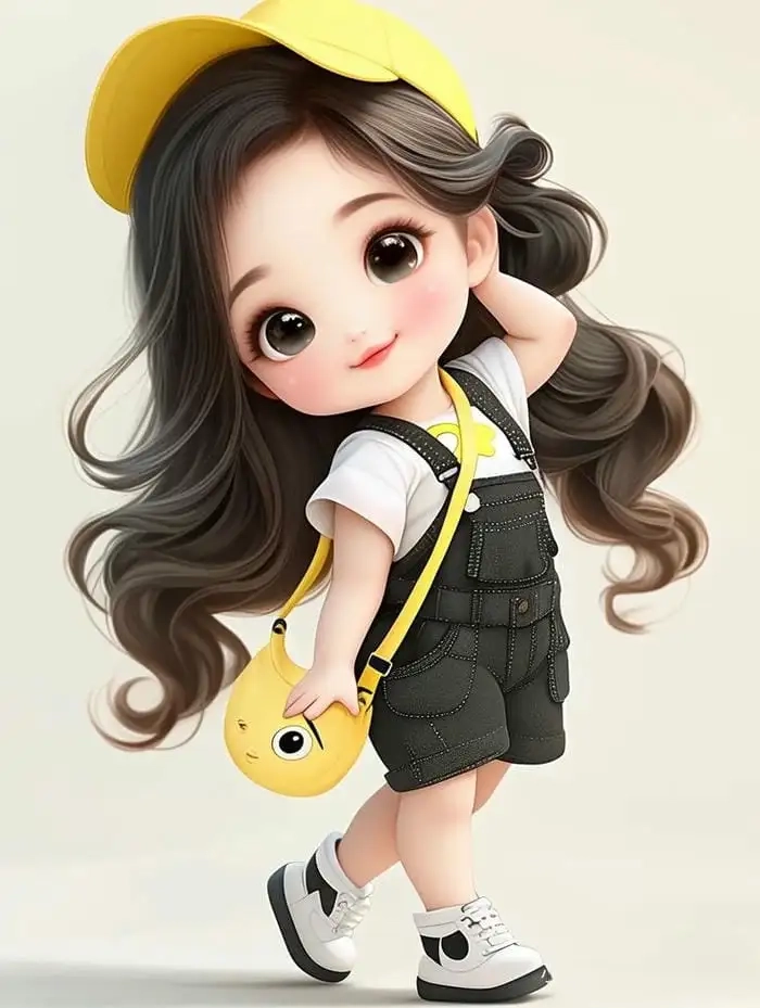 Chibi avatar cute sinh động đầy màu sắc dễ thương