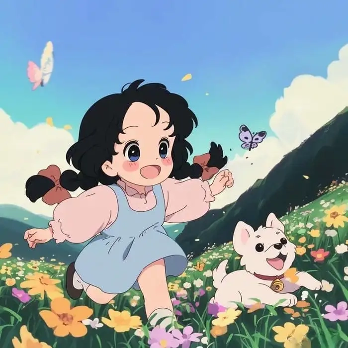 Avatar cute nữ chibi làm nổi bật cá tính nhẹ nhàng