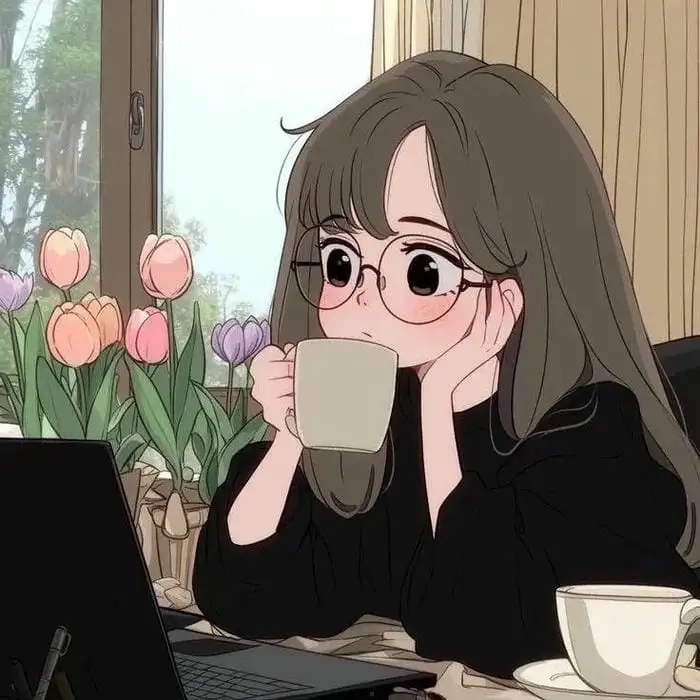Avatar nữ cute chibi giúp bạn tạo ấn tượng dễ thương
