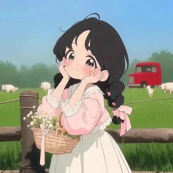 Girl avatar cute anime chibi cho phong cách ngọt ngào