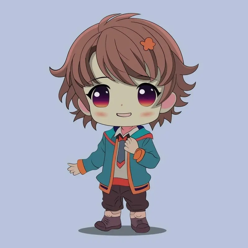 Bộ hình nền chibi nam ngầu cực cool dành cho các bạn cá tính
