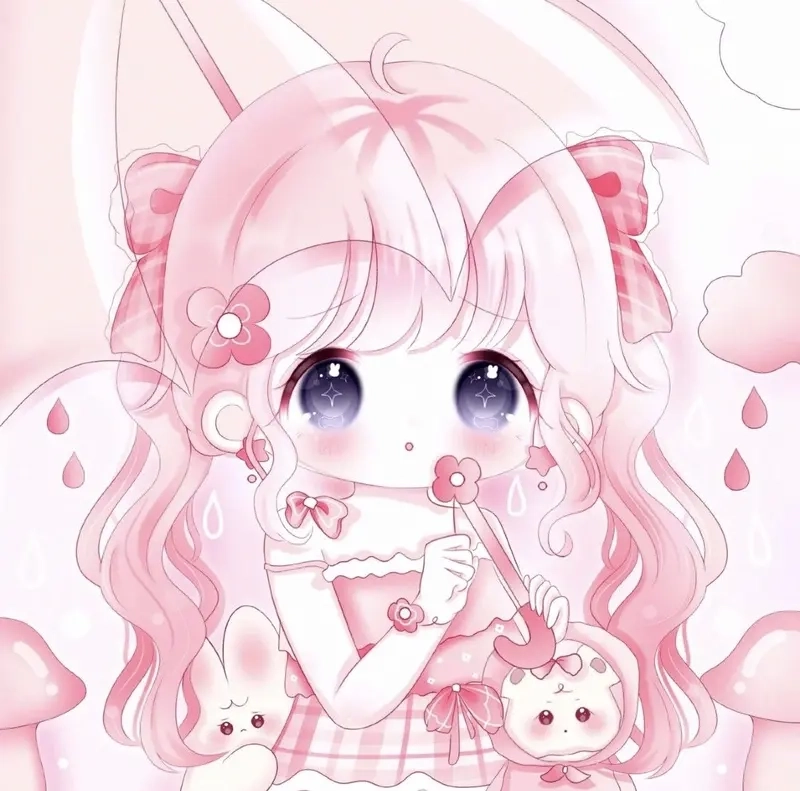 Tải về hình nền chibi dễ thương cho máy tính làm nổi bật màn hình