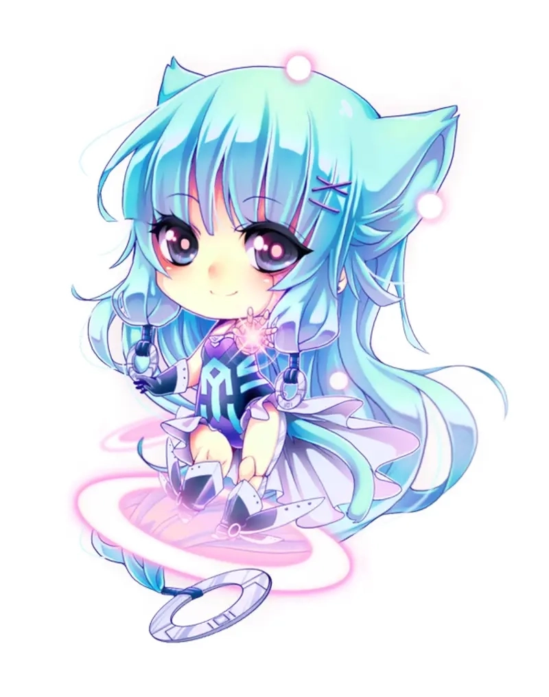 Cùng chiêm ngưỡng hình nền cute nữ chibi ngọt ngào dễ thương
