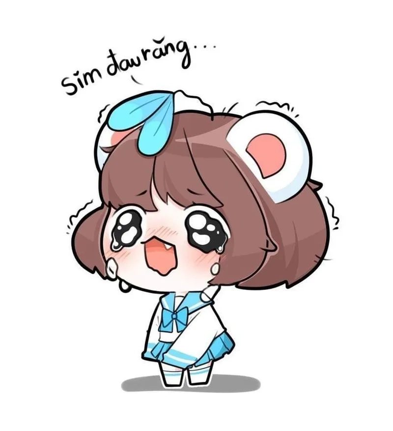 Vẽ chị mèo simmy chibi đáng yêu và siêu ngộ nghĩnh