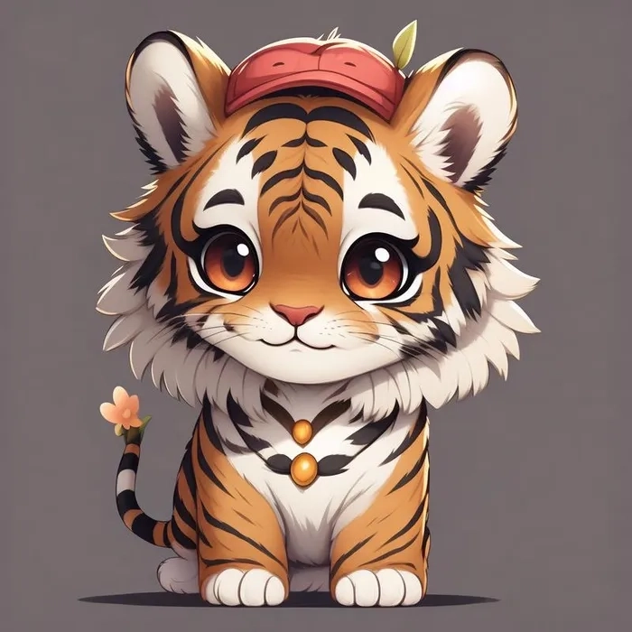 Vẽ hổ chibi cute cực đơn giản giúp bạn sáng tạo không giới hạn