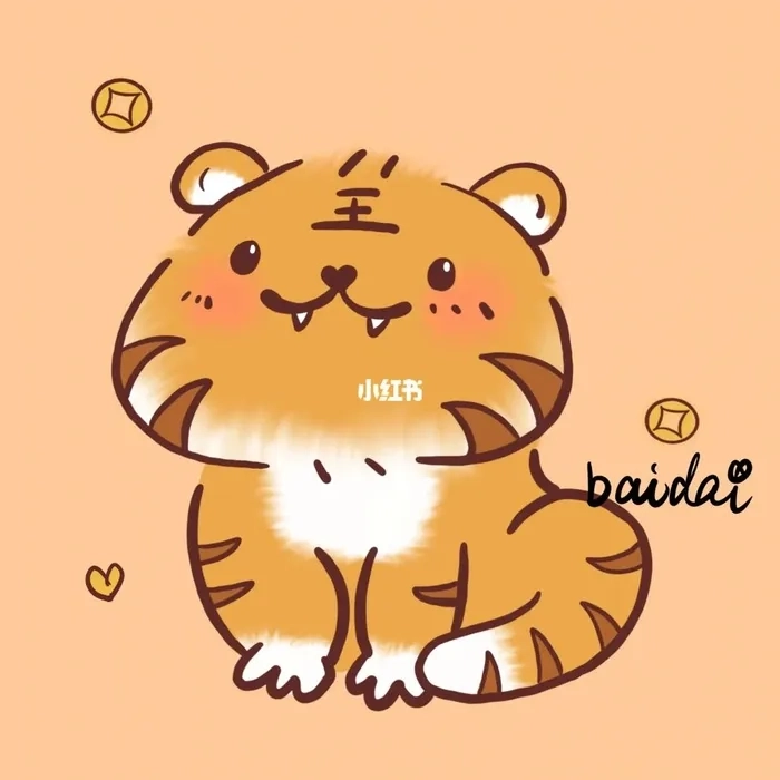 Ảnh con hổ chibi sinh động cho những ai yêu sự dễ thương