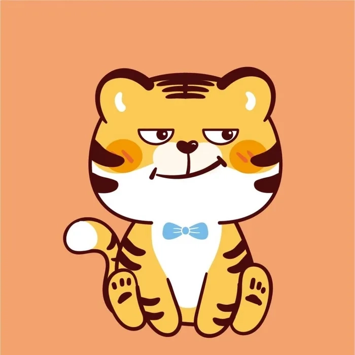 Hình hổ chibi ngộ nghĩnh lý tưởng để làm avatar cá nhân