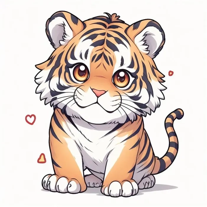 Hổ béo chibi tròn lăn lóc siêu hài hước và đáng yêu