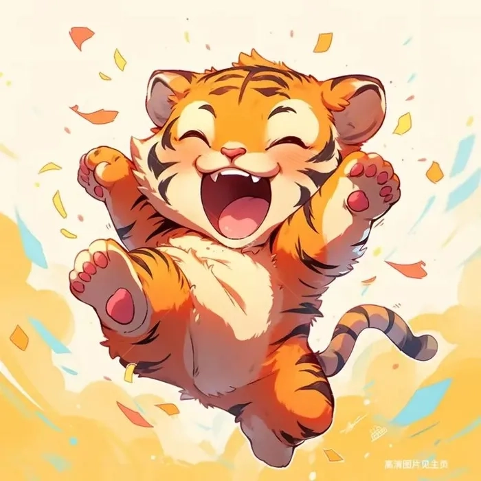 Hổ con dễ thương chibi làm rung động mọi trái tim yêu cái đẹp