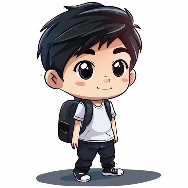 Tải về ngay những hình chibi học sinh nam cool ngầu và tinh nghịch