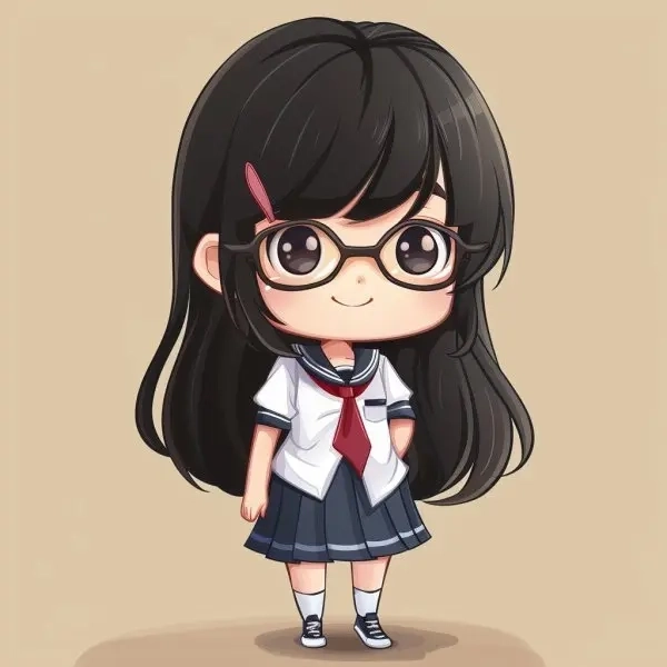 Lưu ngay hình chibi học tập để tiếp thêm cảm hứng học mỗi ngày