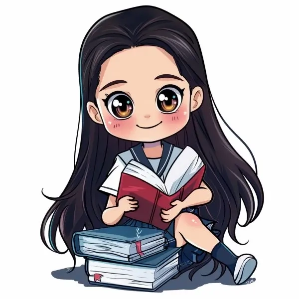 Chiêm ngưỡng loạt chibi học sinh nữ nhẹ nhàng dễ thương