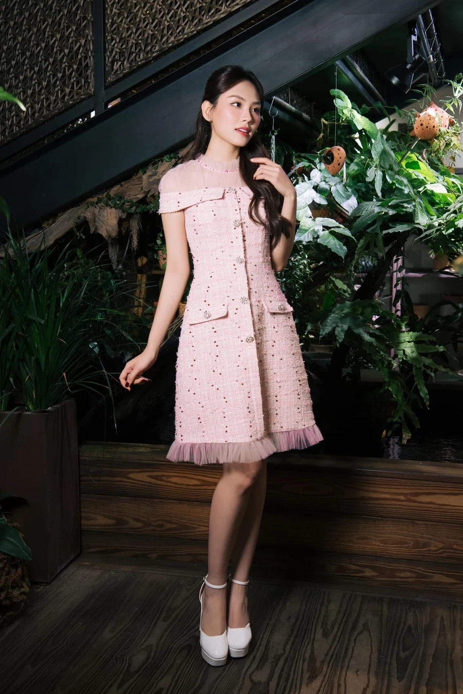 Hoa hậu Huỳnh Nguyễn Mai Phương tỏa sáng với nụ cười rạng rỡ