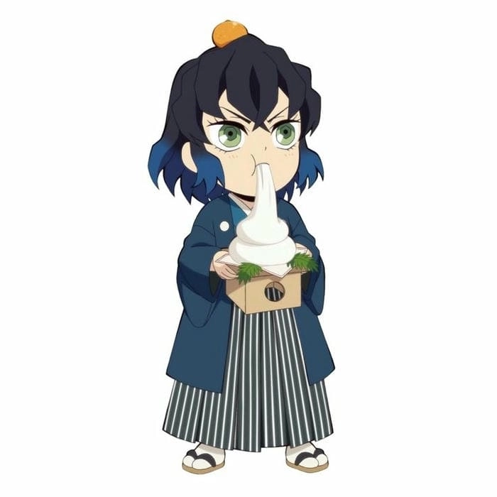 Trang trí màn hình với Inosuke chibi wallpaper chất lừ