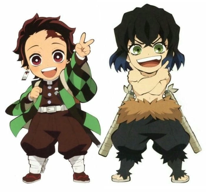 Ngắm nhìn Inosuke chibi official art siêu chất lượng
