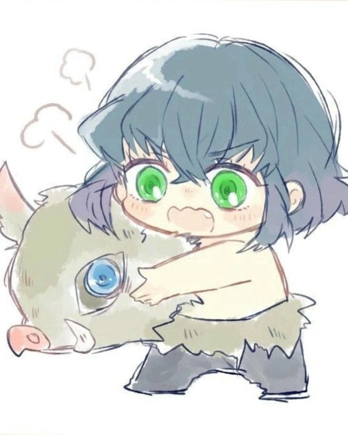 Thưởng thức hình ảnh Hashibira Inosuke chibi chất lừ