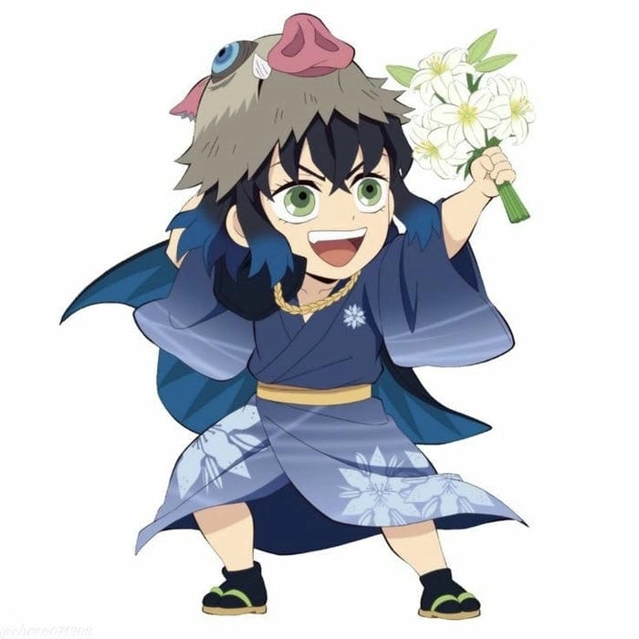 Tự tay tạo hình vẽ Inosuke chibi sống động dễ thương