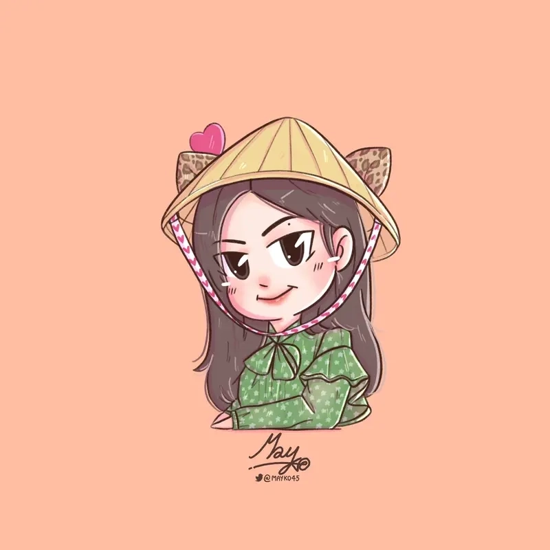 Ảnh Jennie Black Pink chibi dễ thương dành cho bộ sưu tập idol