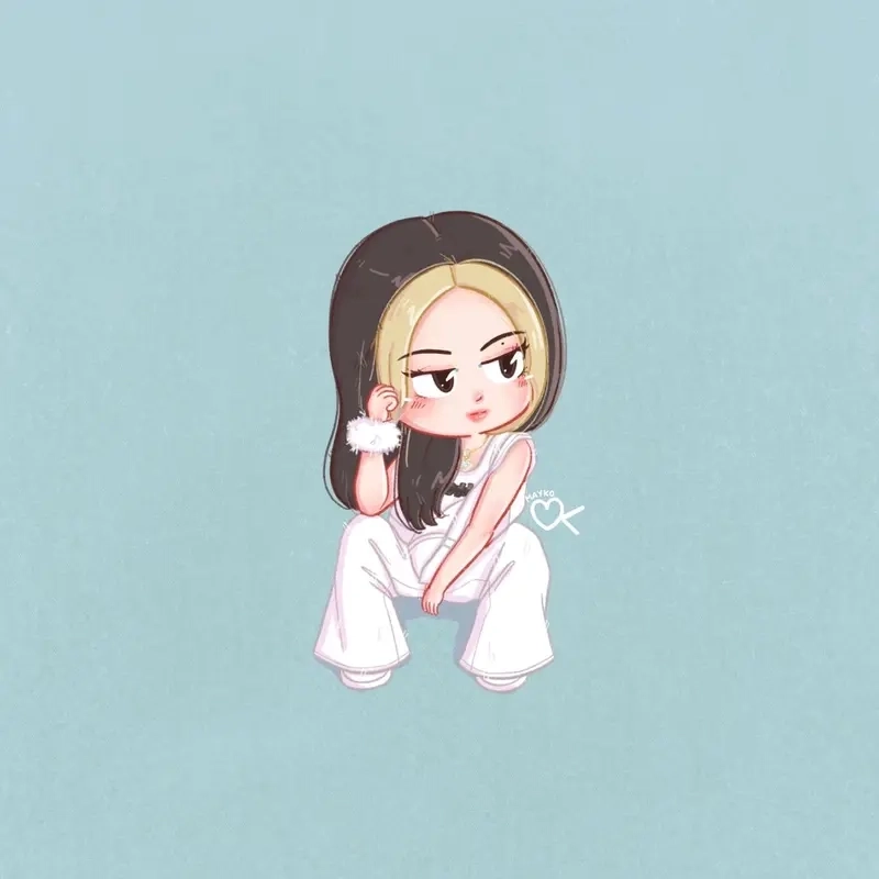 Jennie chibi Blackpink độc đáo với hình ảnh đầy thần thái