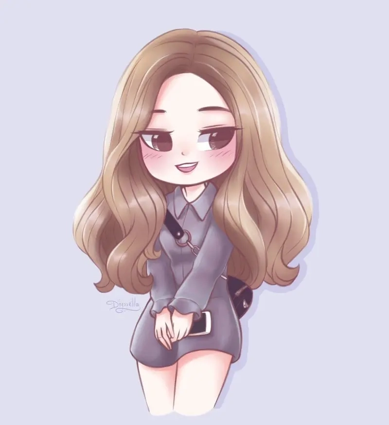 Hình nền Jennie chibi tuyệt đẹp để cài đặt cho điện thoại