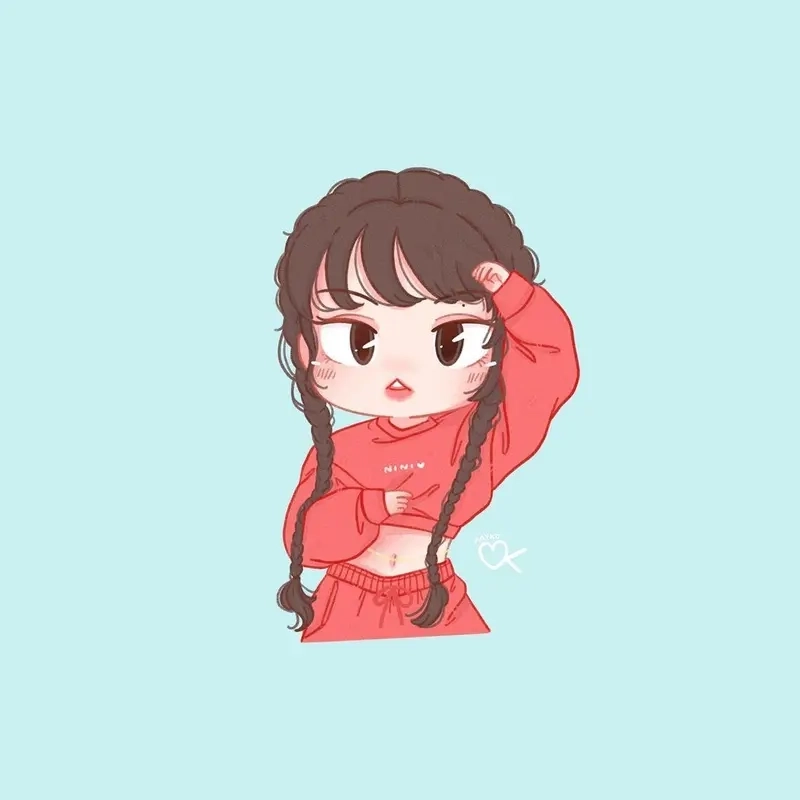 Blackpink Jennie chibi drawing nổi bật với nét vẽ dễ thương