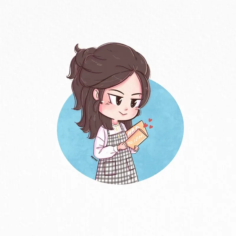 Jisoo Blackpink chibi Jennie cùng tạo nên bộ đôi đáng yêu