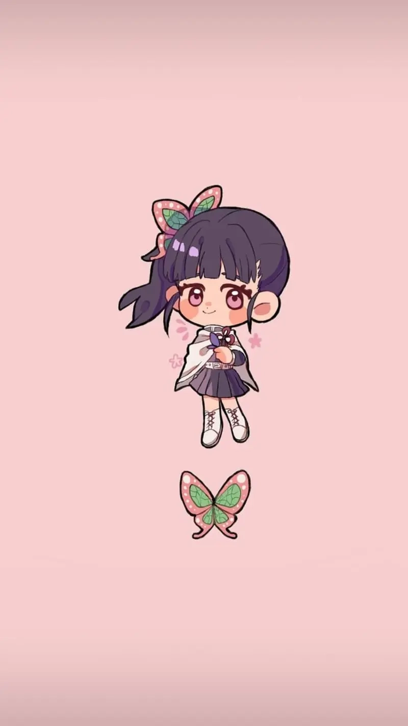 Demon slayer Kanao chibi dễ thương cho tín đồ demon slayer