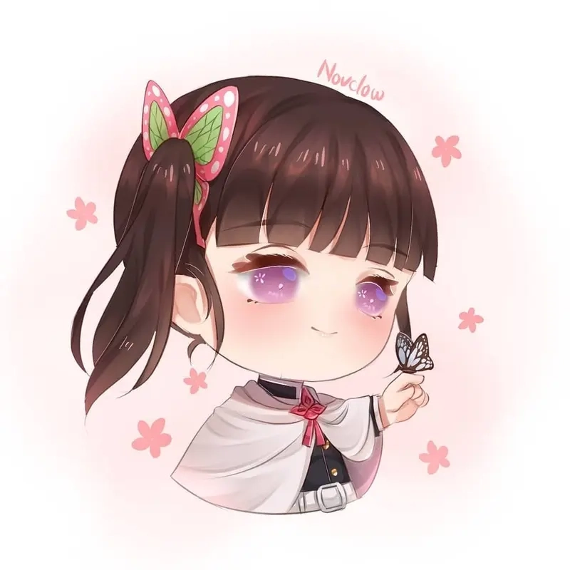 Kanao chibi pinterest dễ thương cho tín đồ demon slayer