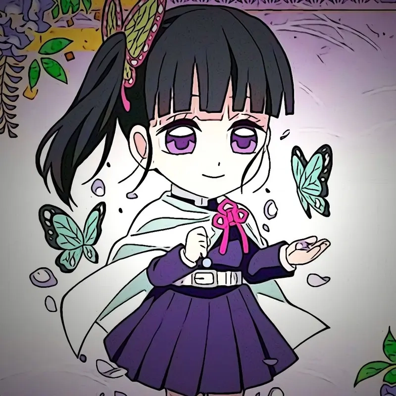 Kanao chibi cute dễ thương cho tín đồ demon slayer