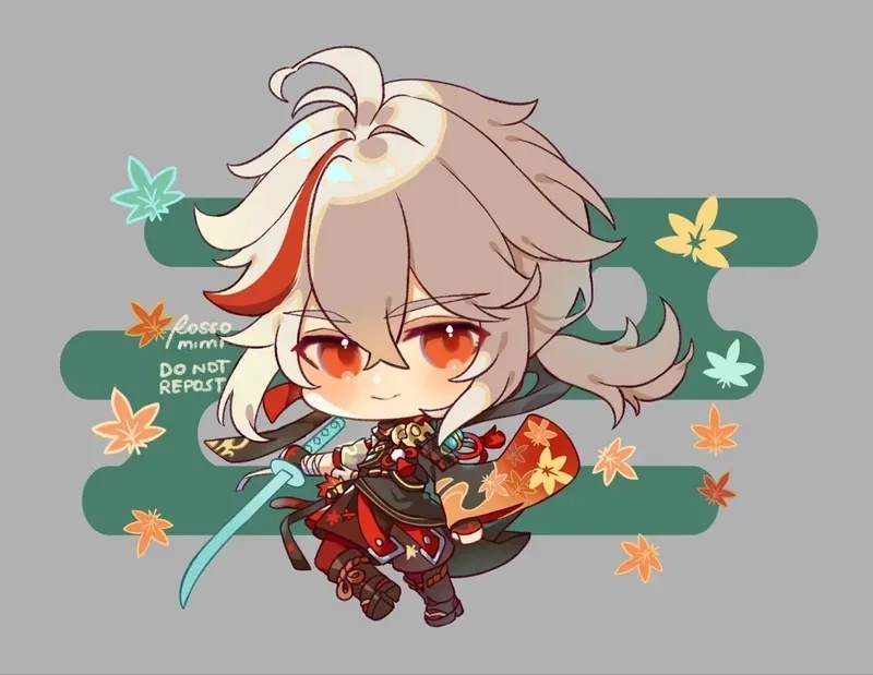 Thế giới Anime kazuha chibi sống động và cực kỳ cuốn hút