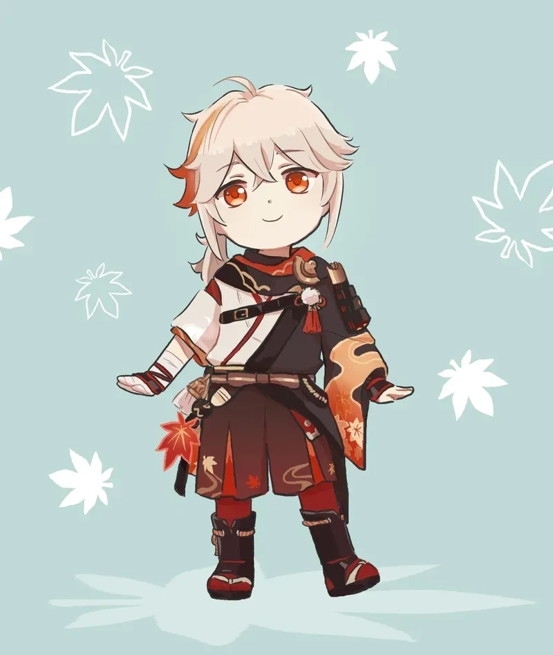 Fan Genshin đừng bỏ lỡ Genshin impact kazuha chibi siêu đáng yêu