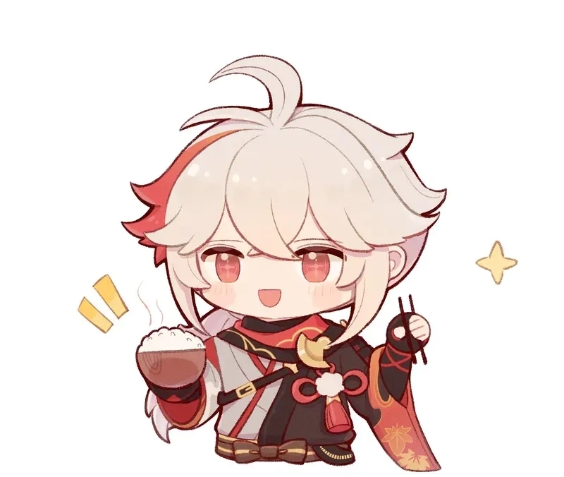 Ngắm nhìn Kazuha chibi dễ thương đốn tim mọi ánh nhìn