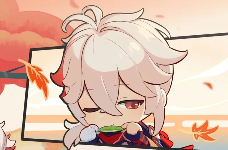 Bộ Kazuha chibi png transparent chất lượng cao dễ sử dụng