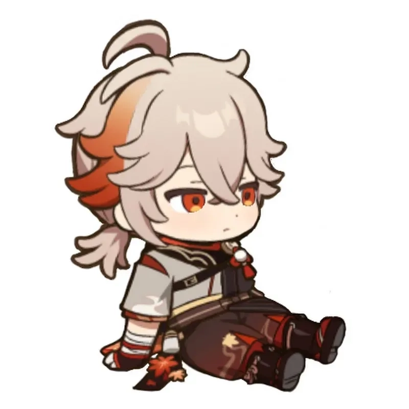 Ảnh Kazuha chibi transparent lý tưởng để thiết kế và chỉnh sửa
