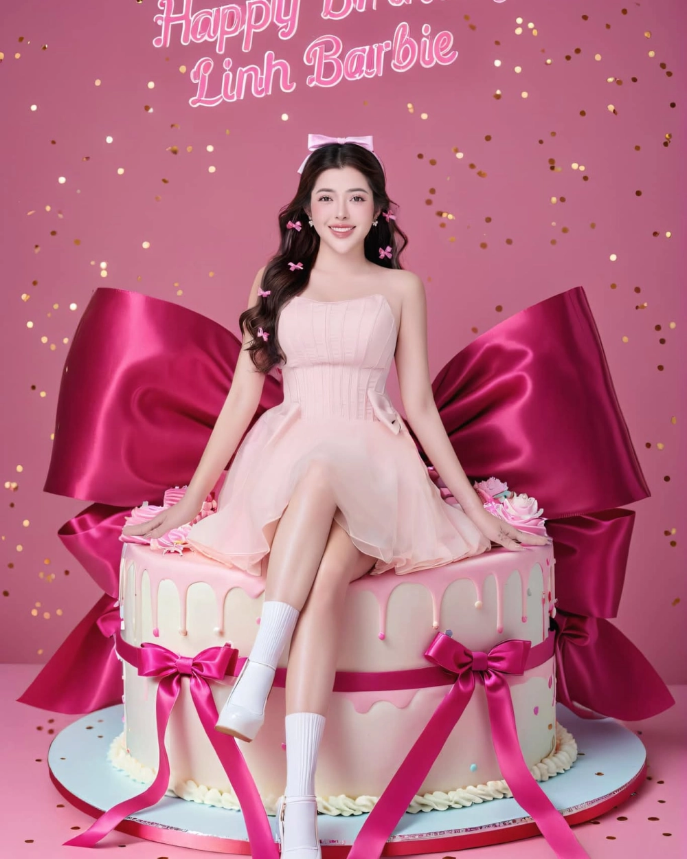 Linh Barbie gây sốt mạng xã hội với gu thời trang cực chất