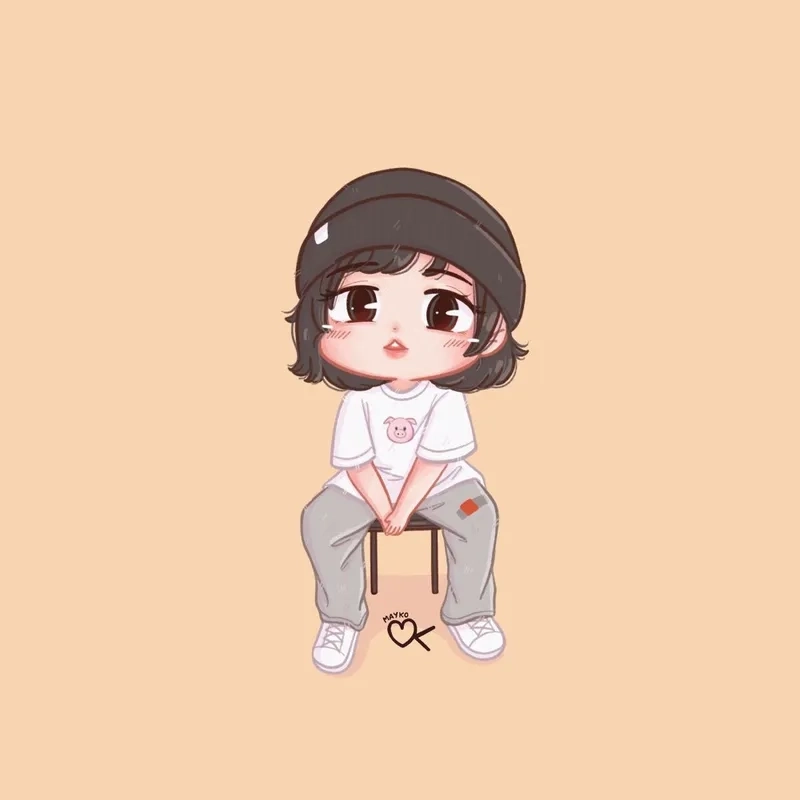 Tuyển tập hình vẽ Lisa chibi sinh động cực bắt mắt