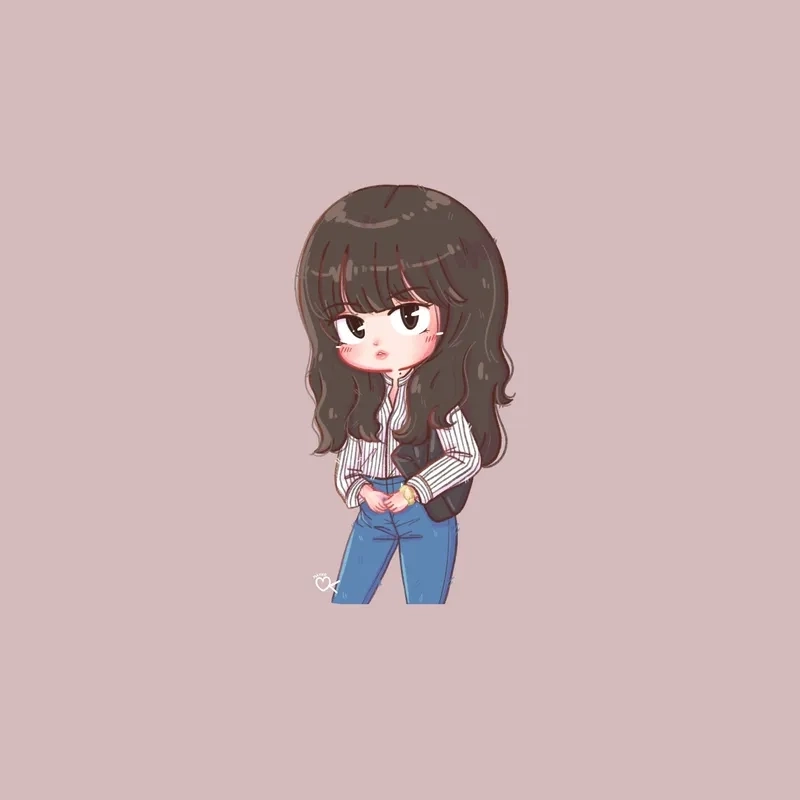 Ý tưởng Blackpink Lisa chibi drawing đẹp cho bạn tập vẽ