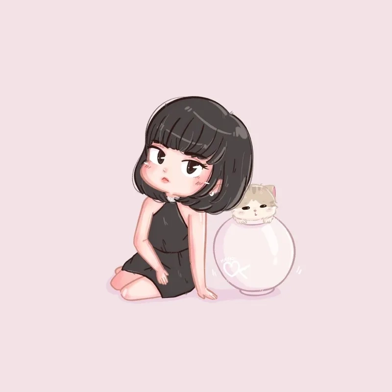 Chiêm ngưỡng loạt hình ảnh Lisa chibi đẹp không góc chết