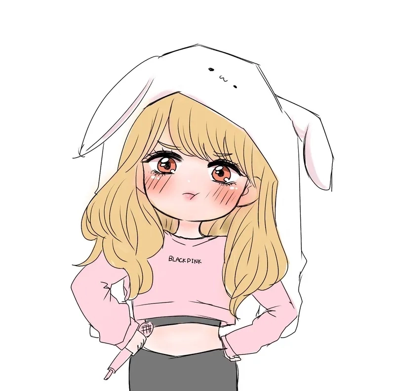 Hướng dẫn vẽ Lisa chibi đơn giản cực dễ ai cũng có thể làm theo