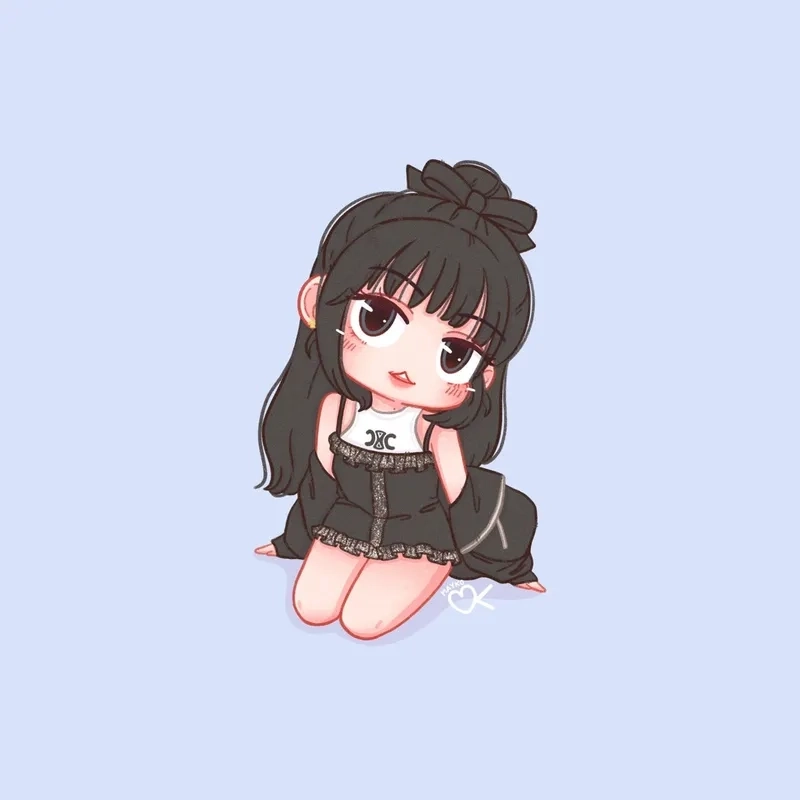 Bộ ảnh chibi của Lisa đẹp như mơ dành cho fan trung thành