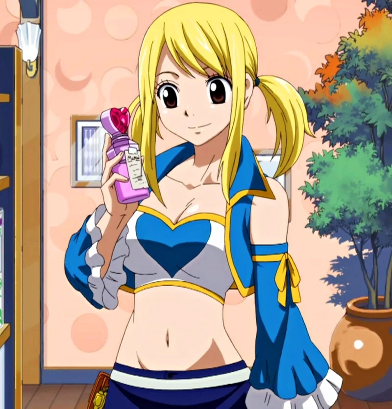 Hình ảnh Lucy Heartfilia khóc chạm đến trái tim người xem