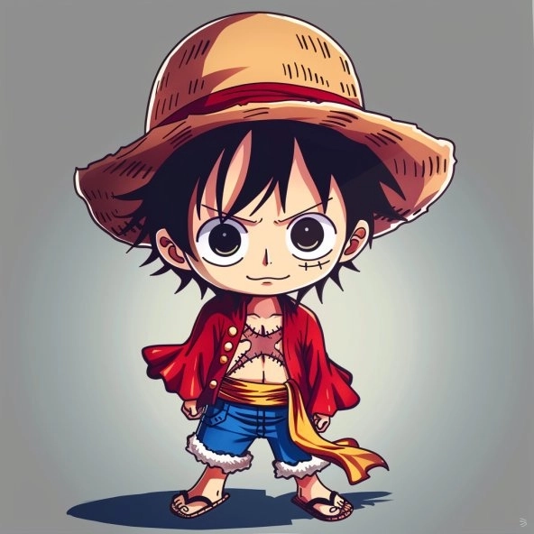 Cả đội xuất hiện trong hình ảnh băng mũ rơm chibi cực yêu