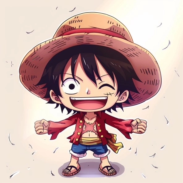 Thư viện anh luffy chibi chất lượng cao cực sinh động