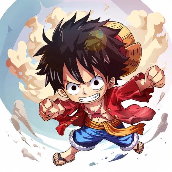 Tải ngay ảnh luffy chibi cực chất cho màn hình điện thoại