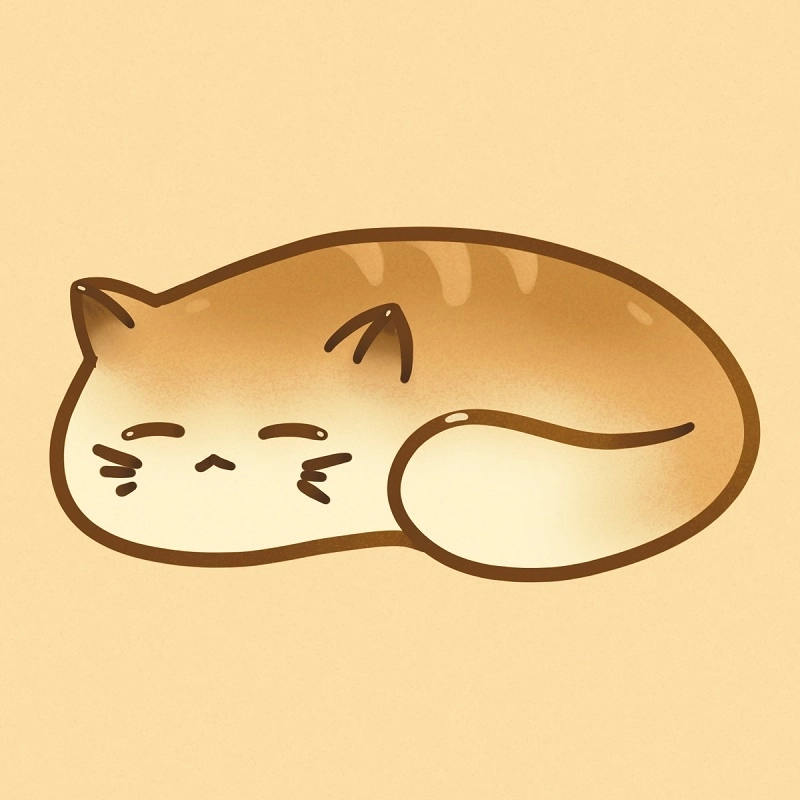 Ảnh chibi mèo cute hoàn hảo để dùng làm hình nền điện thoại